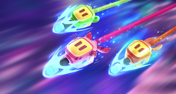 Monomals racing through space