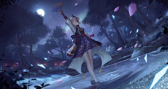 Kamisato Ayaka from Genshin Impact 4K