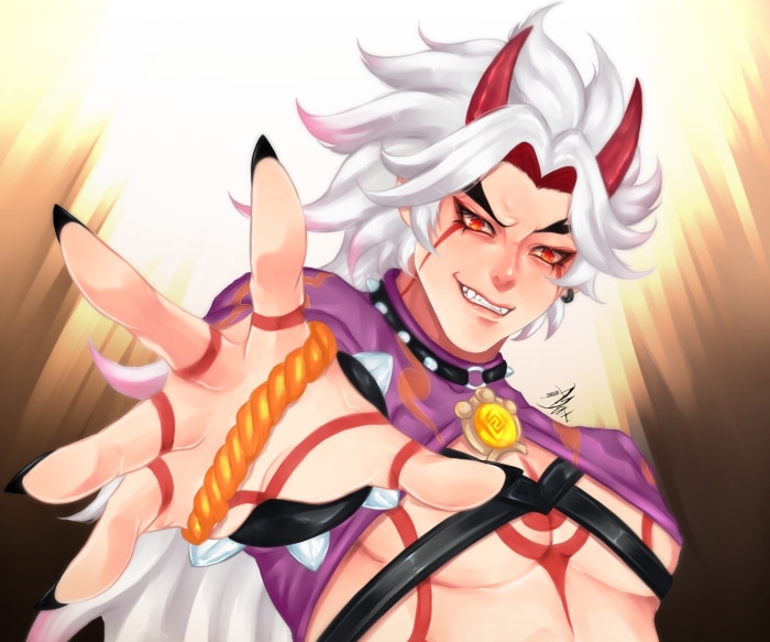 Arataki Itto from Genshin Impact
