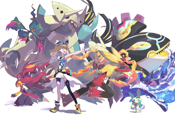 Pokémon 4K Featuring Legendary Pokémon and Trainers