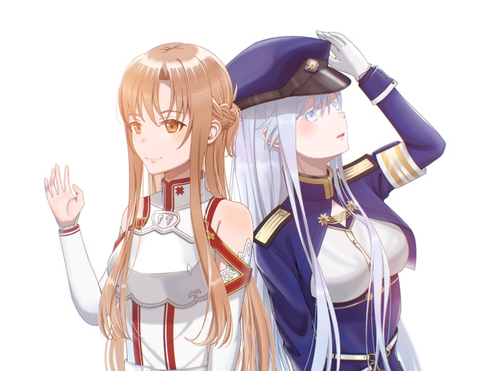 Asuna Yuuki and Vladilena Milizé Crossover