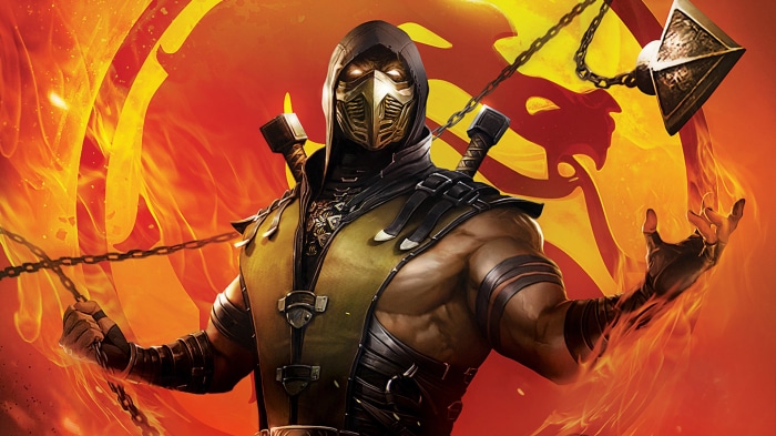 Scorpion from Mortal Kombat Legends Artwork