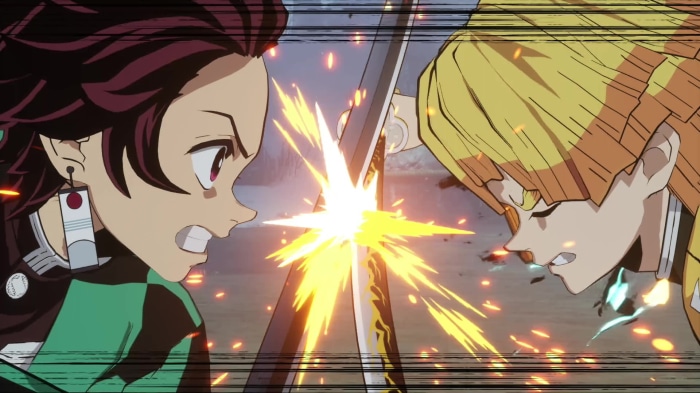 Tanjiro and Zenitsu from Demon Slayer: The Hinokami Chronicles