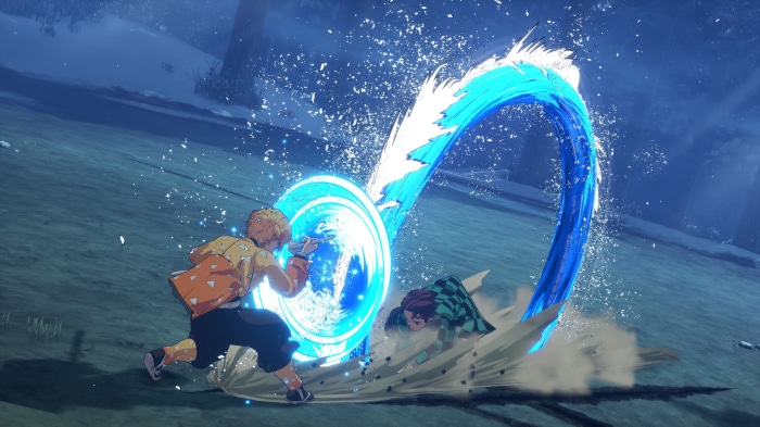 Zenitsu and Tanjiro from Demon Slayer: The Hinokami Chronicles