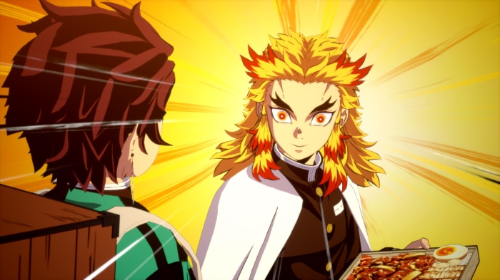 Tanjiro and Rengoku from Demon Slayer: The Hinokami Chronicles 4K