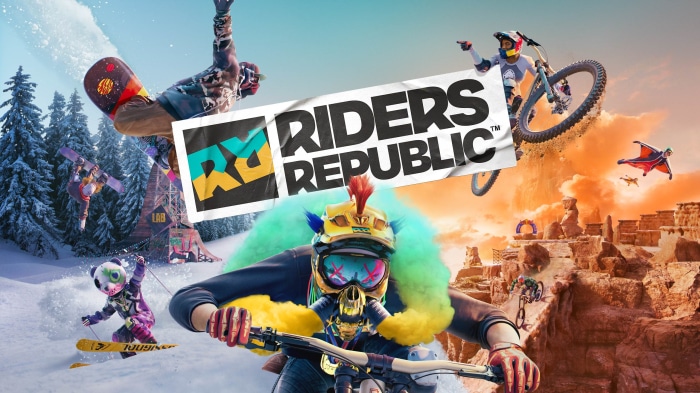 Riders Republic video game cover art