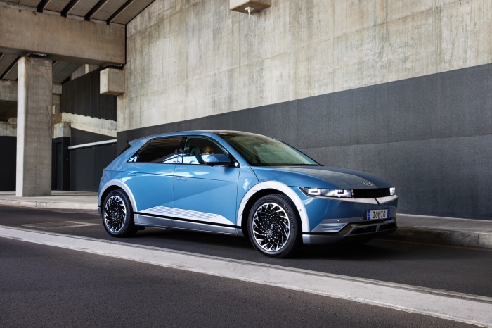 Blue Hyundai Ioniq 5 SUV