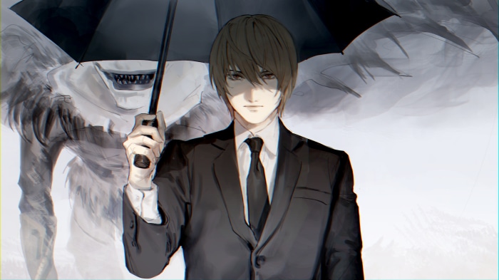 Light Yagami and Ryuk from Death Note 4K