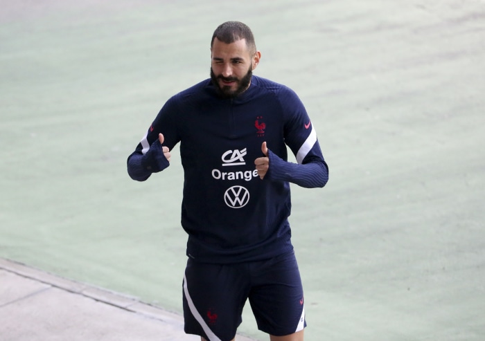 Karim Benzema of the France National Football Team
