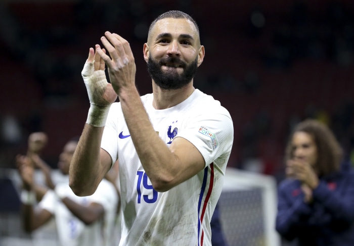 Karim Benzema of the France National Football Team