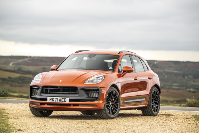 Orange Porsche Macan GTS SUV