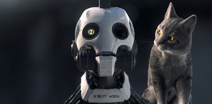 Robot and Cat from Love, Death & Robots