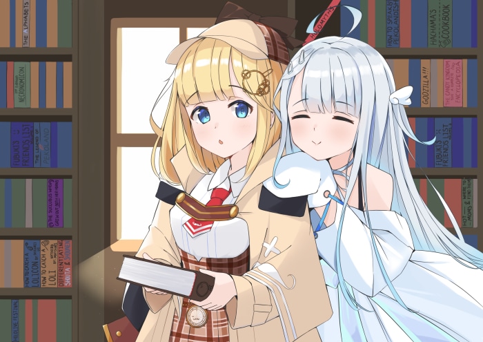 Watson Amelia and Amatsuka Uto from Hololive