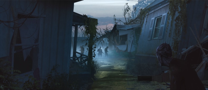 Survivors in a post-apocalyptic town