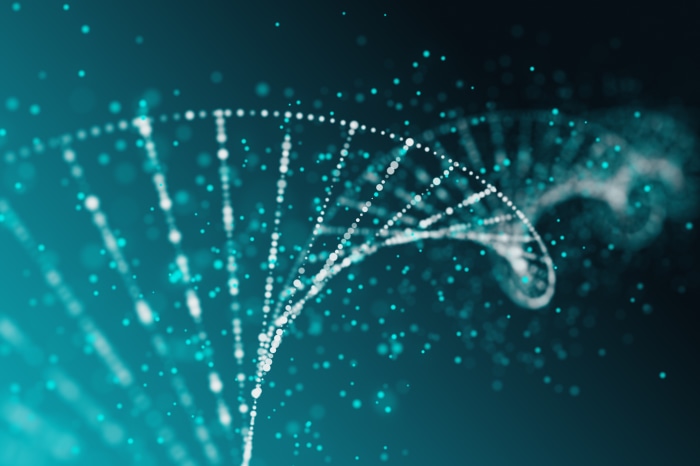 Artistic DNA Structure