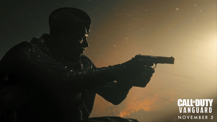 Call of Duty: Vanguard soldier with pistol