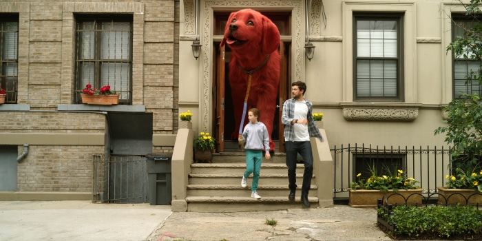 Clifford The Big Red Dog with Darby Camp and Jack Whitehall