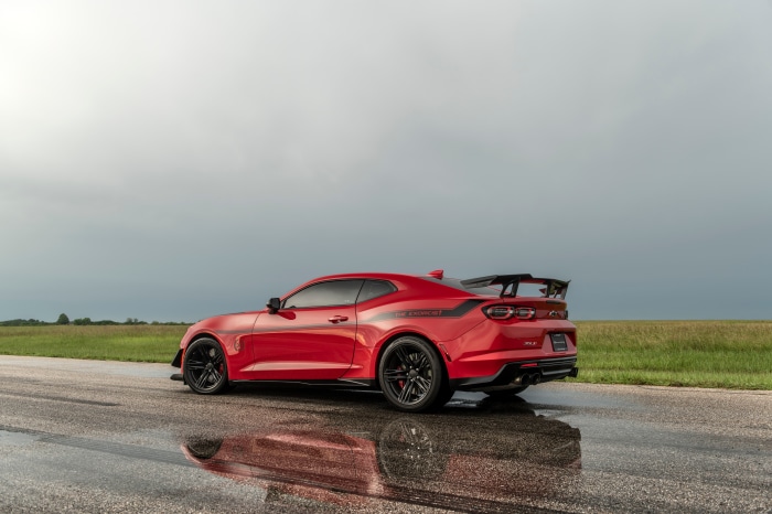 Red Chevrolet Camaro ZL1 The Exorcist 4K