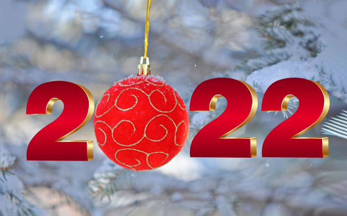 New Year 2022 Christmas Ornament