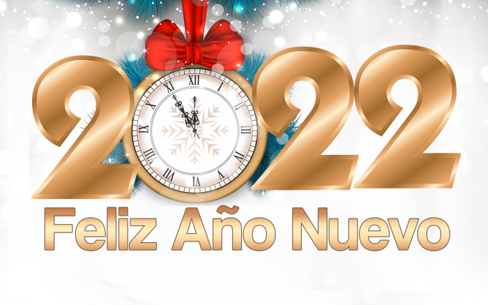 Happy New Year 2022 Clock