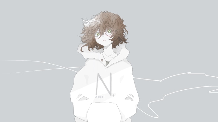 Girl in a hoodie with glasses