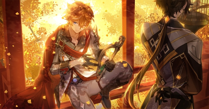 Tartaglia and Zhongli from Genshin Impact