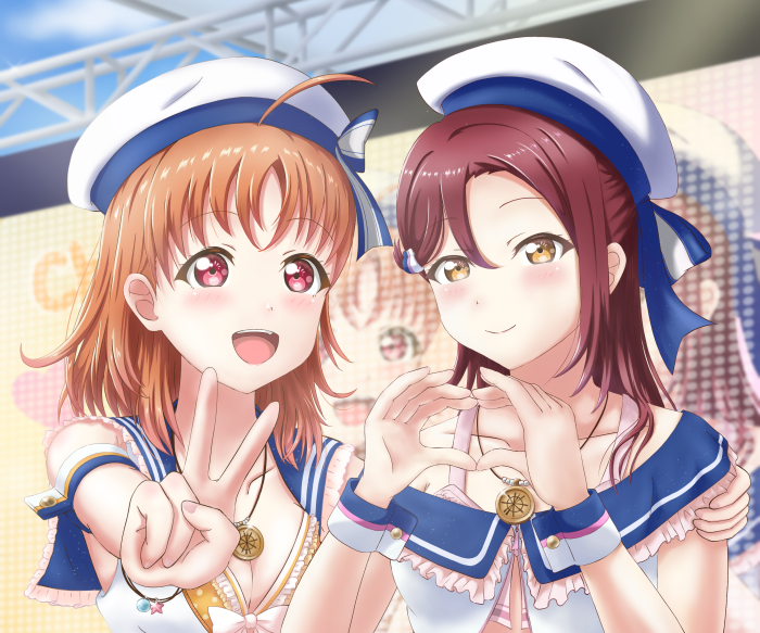 Chika Takami and Riko Sakurauchi from Love Live! Sunshine!!