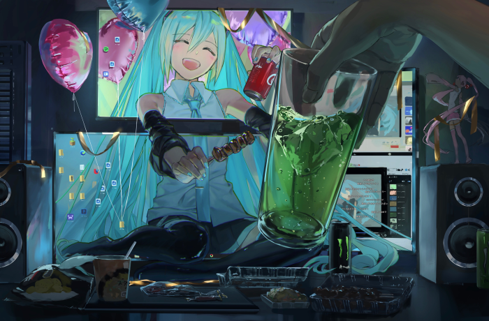 Hatsune Miku from Vocaloid 4K