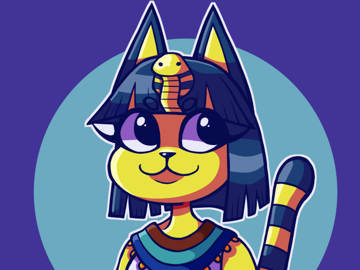 Ankha from Animal Crossing