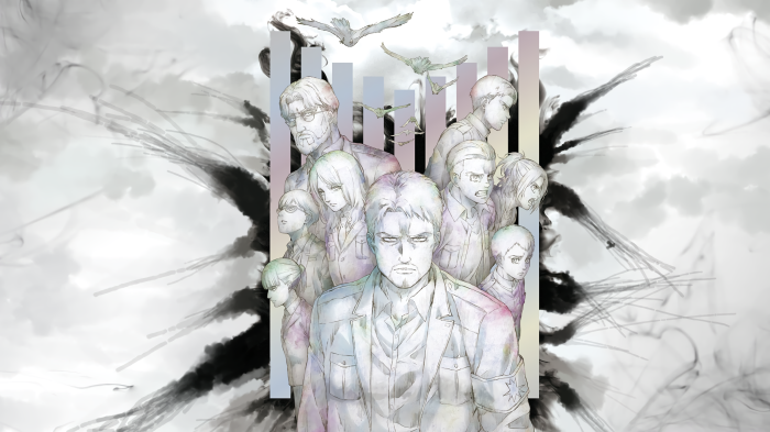 The Warriors from Attack on Titan