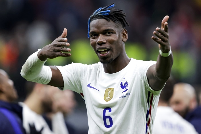 Paul Pogba of the France National Football Team