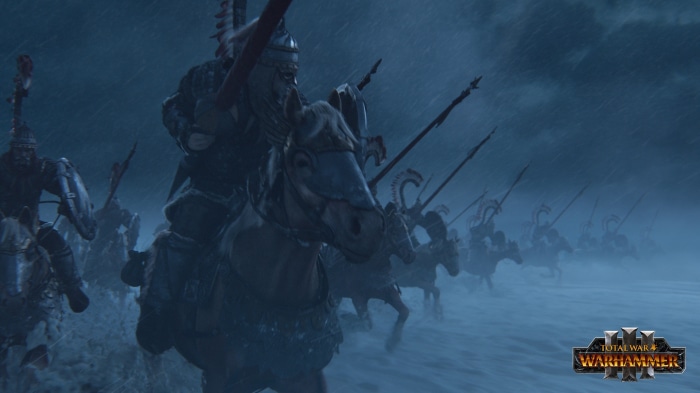 Total War: Warhammer III cavalry charge