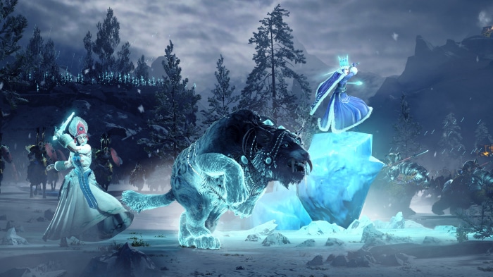 Katarin and Ice Saber from Total War: Warhammer III 4K