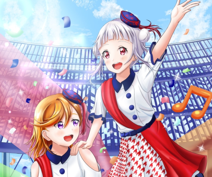 Chisato Arashi and Kanon Shibuya from Love Live! Superstar!!