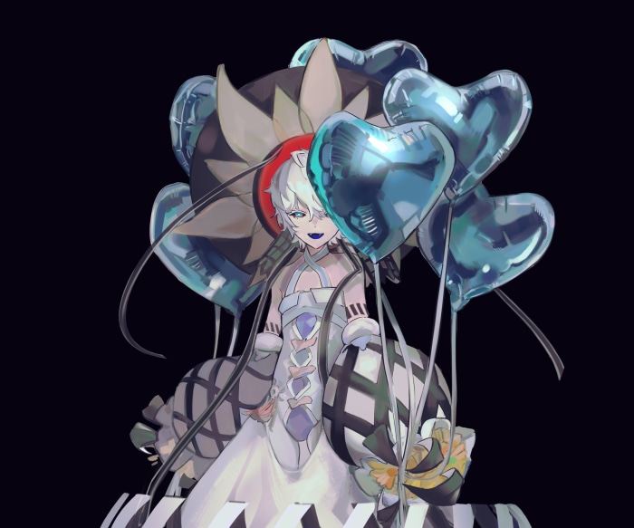 Foreigner from Fate/Grand Order with Balloons