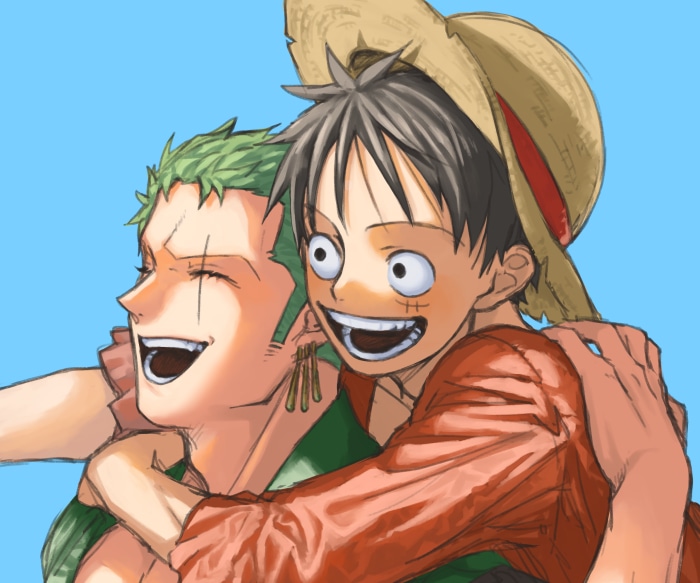 Monkey D. Luffy and Roronoa Zoro from One Piece