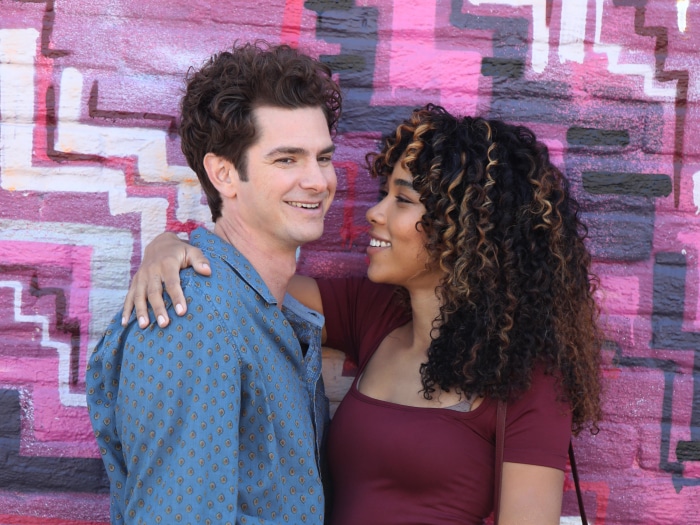 Andrew Garfield and Alexandra Shipp from Tick, Tick...BOOM!