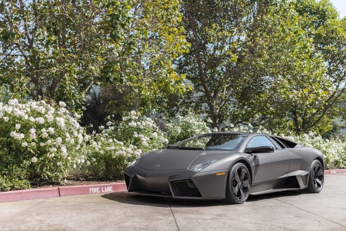 Matte Gray Lamborghini Reventón Supercar