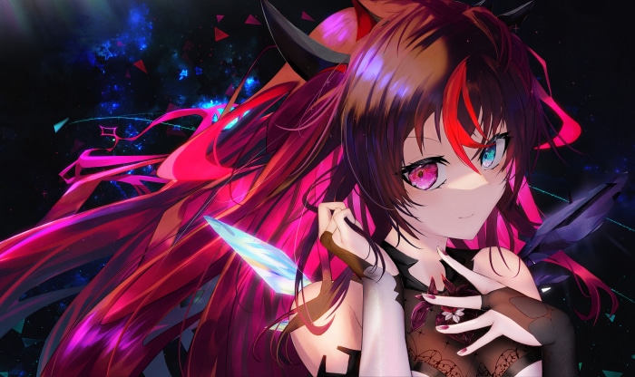 Girl with Red Hair and Heterochromia 4K