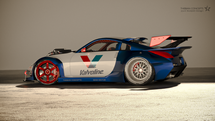 Valvoline Nissan 350Z Bodykit Design