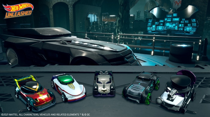 Hot Wheels Unleashed Batman and DC Villains cars