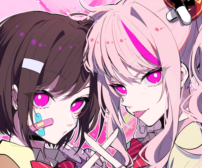 Ena Shinonome and Akiyama Mizuki from Project Sekai: Colorful Stage! Feat. Hatsune Miku