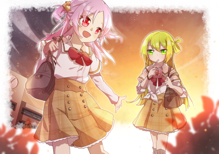 Alina Gray and Karin Misono from Magia Record: Puella Magi Madoka Magica Side Story