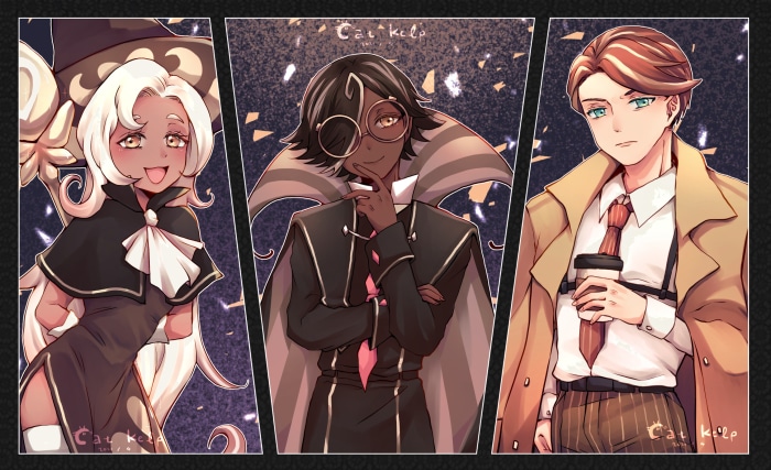 Espresso, Latte, and Almond from Cookie Run