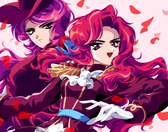 Raspberry Cookie and Raspberry Mousse Cookie from Cookie Run: OvenBreak