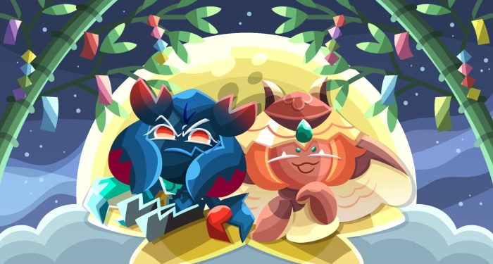Lobster Cookie and Mocha Ray Cookie from Cookie Run