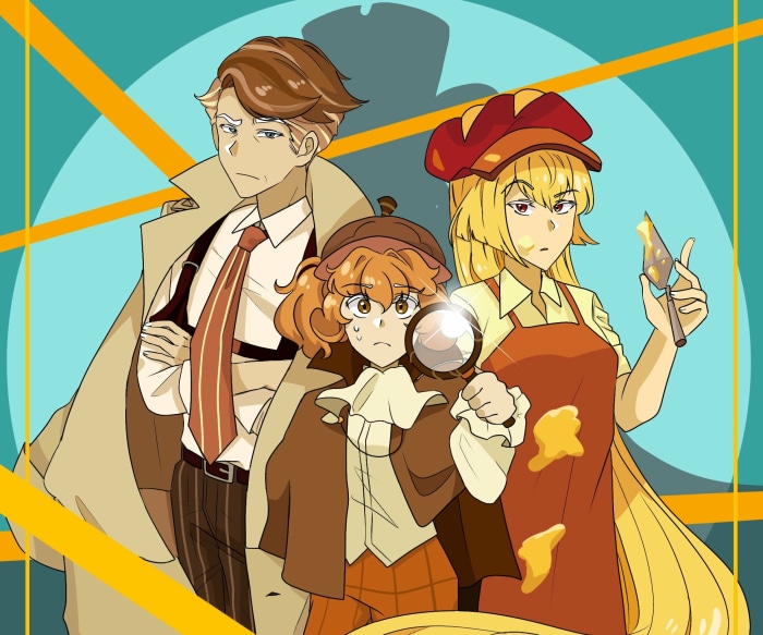 Almond Cookie, Butter Pretzel Cookie, and Walnut Cookie from Cookie Run