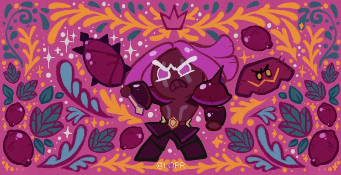 Purple Yam Cookie from Cookie Run: OvenBreak