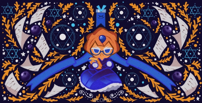 Blueberry Pie Cookie from Cookie Run: OvenBreak