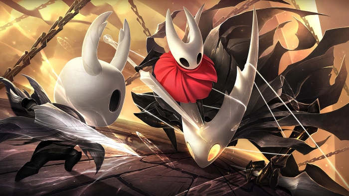 Hollow Knight Characters in Intense Battle
